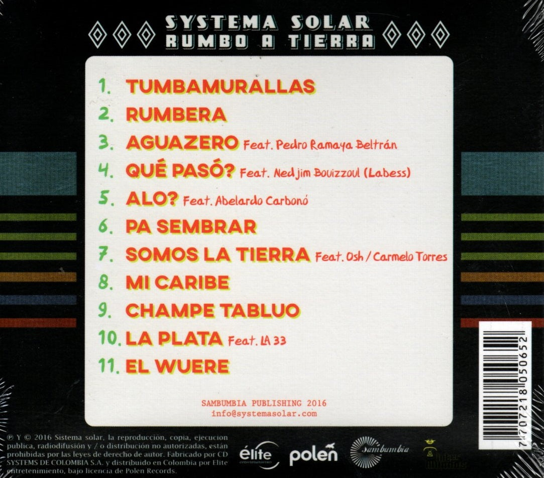 CD Sistema Solar -  Rumbo A Tierra