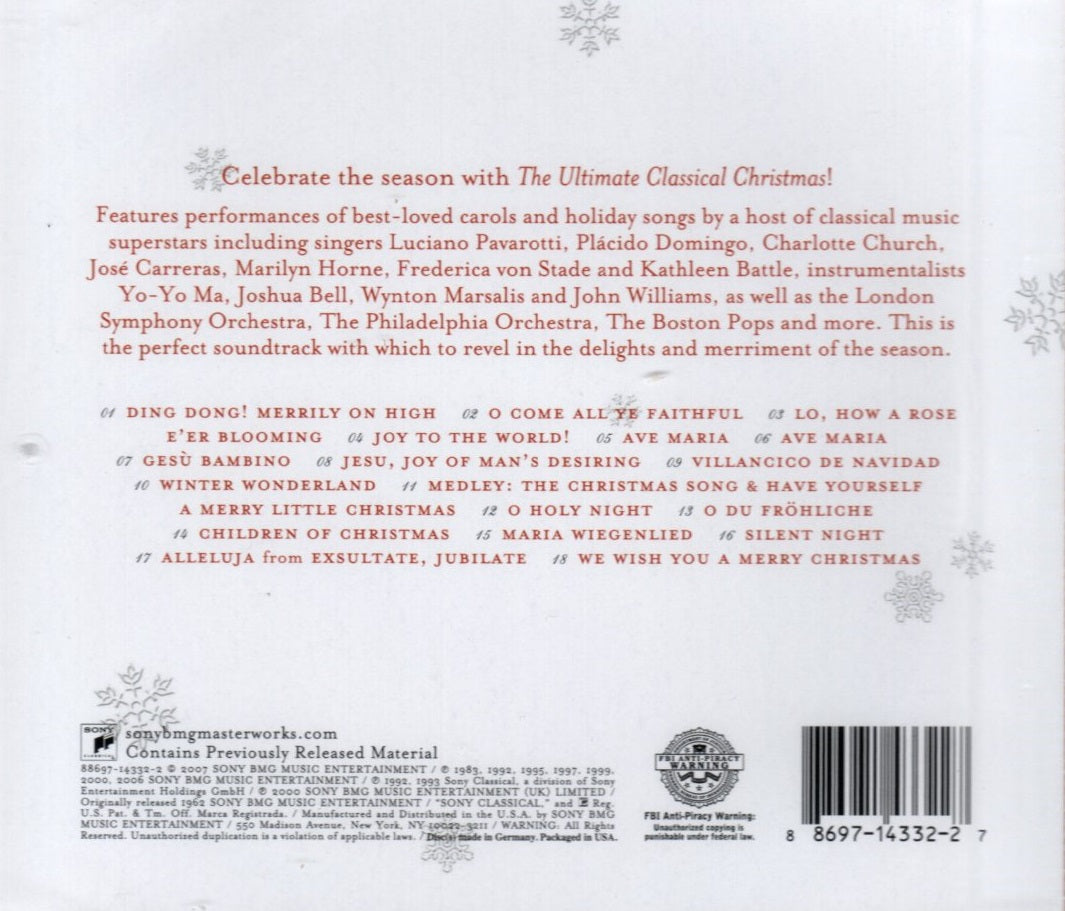 CD The  Ultimate Classical Christmas