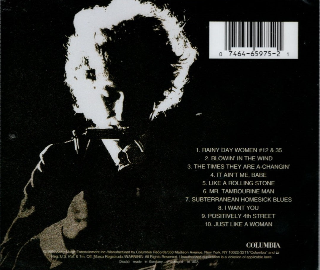 CD Bob Dylan – Bob Dylan's Greatest Hits