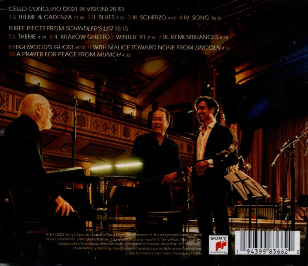 CD John Williams / Yo-Yo Ma – A Gathering Of Friends